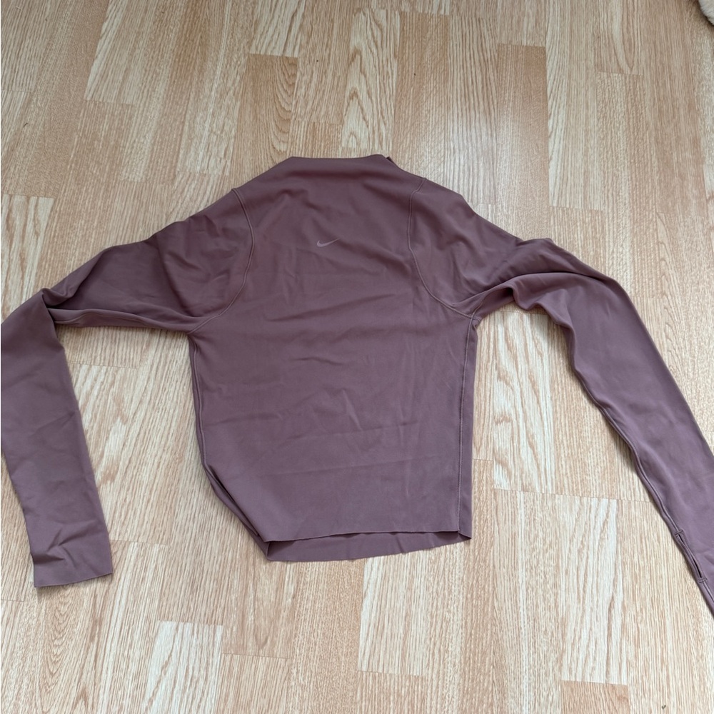 Nike Women's Long Sleeve Top - Brown/pink